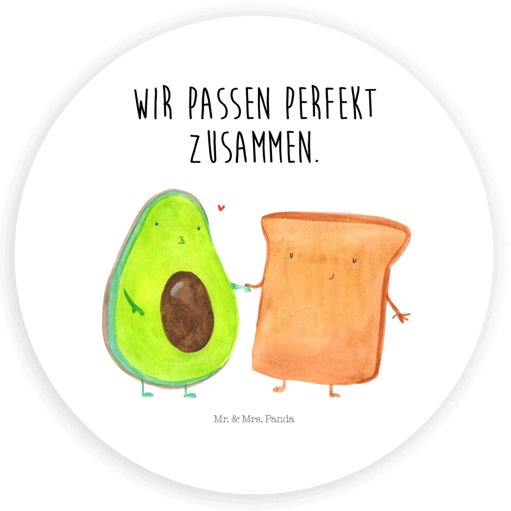 Rund Aufkleber Avocado + Toast Sticker, Aufkleber, Etikett, Avocado, Veggie, Vegan, Gesund, Toast, Toastbrot, Liebespaar, Pärchen, Freund, Freundin, Verlobt, Verlobungsparty, Hochzeit, Hochzeitsgeschenk, Jahrestag, Jahrestagsgeschenk