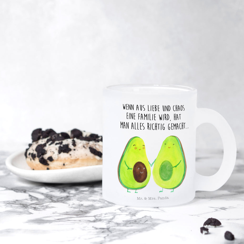 Teetasse Avocado Pärchen Teetasse, Teeglas, Teebecher, Tasse mit Henkel, Tasse, Glas Teetasse, Teetasse aus Glas, Avocado, Veggie, Vegan, Gesund, Avocuddle, Liebe, Schwangerschaft, Familie, Babyshower, Babyparty, Hochzeit, Kinder, Avocados, Geburt