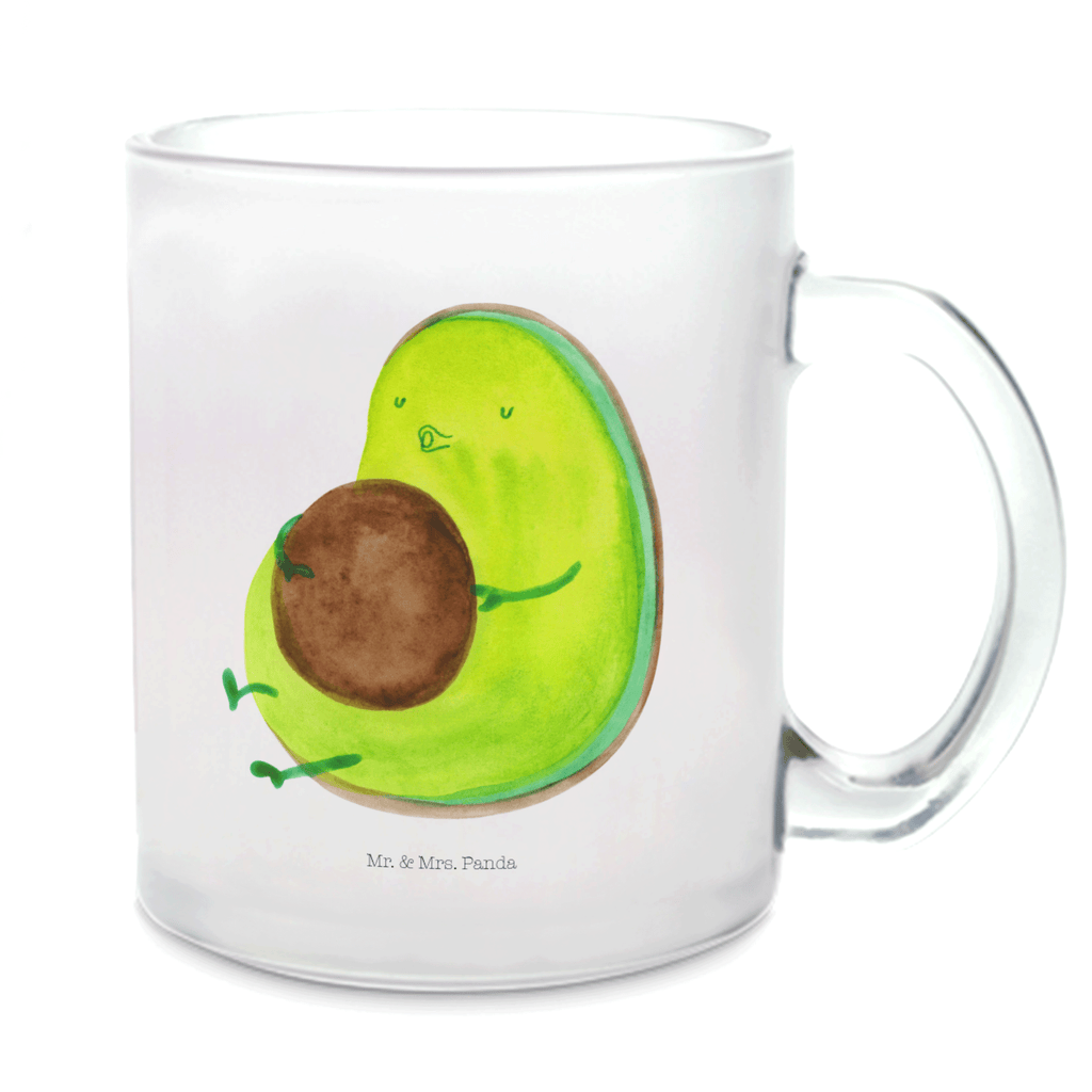 Teetasse Avocado pfeift Teetasse, Teeglas, Teebecher, Tasse mit Henkel, Tasse, Glas Teetasse, Teetasse aus Glas, Avocado, Veggie, Vegan, Gesund, Diät, Abnehmen, Ernährung, dick sein, Pummelfee