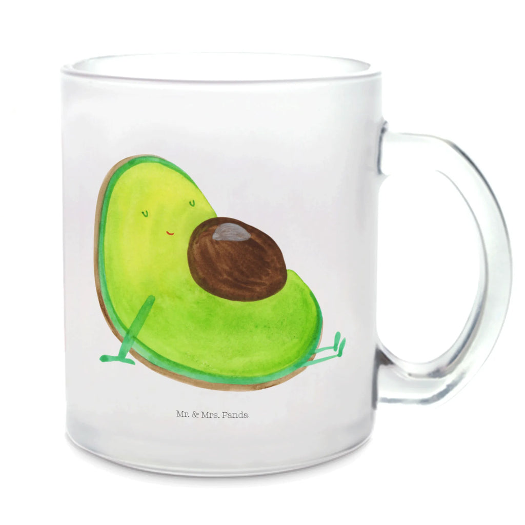 Teetasse Avocado schwanger Teetasse, Teeglas, Teebecher, Tasse mit Henkel, Tasse, Glas Teetasse, Teetasse aus Glas, Avocado, Veggie, Vegan, Gesund, schwanger, Schwangerschaft, Babyparty, Babyshower