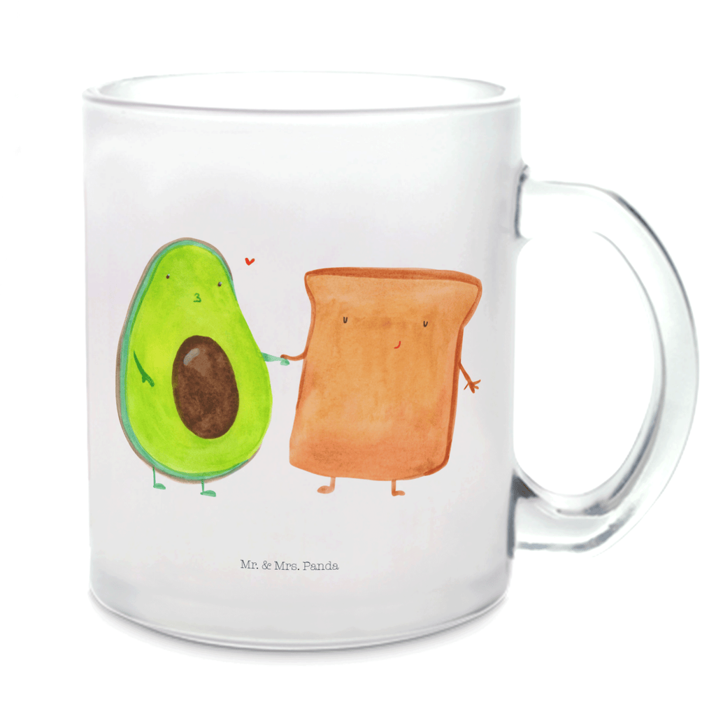 Teetasse Avocado + Toast Teetasse, Teeglas, Teebecher, Tasse mit Henkel, Tasse, Glas Teetasse, Teetasse aus Glas, Avocado, Veggie, Vegan, Gesund, Toast, Toastbrot, Liebespaar, Pärchen, Freund, Freundin, Verlobt, Verlobungsparty, Hochzeit, Hochzeitsgeschenk, Jahrestag, Jahrestagsgeschenk