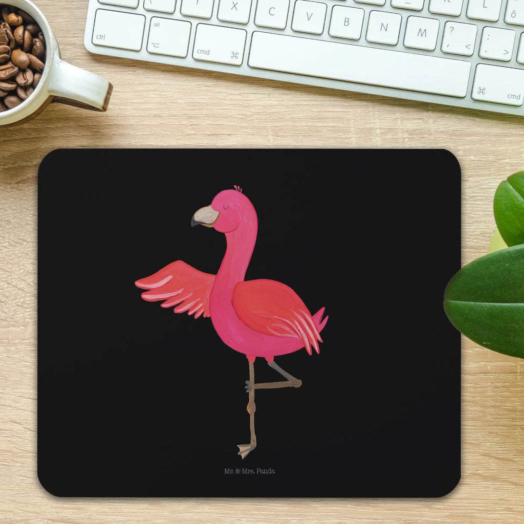 Mauspad Flamingo Yoga Mousepad, Computer zubehör, Büroausstattung, PC Zubehör, Arbeitszimmer, Mauspad, Einzigartiges Mauspad, Designer Mauspad, Mausunterlage, Mauspad Büro, Flamingo, Vogel, Yoga, Namaste, Achtsamkeit, Yoga-Übung, Entspannung, Ärger, Aufregen, Tiefenentspannung