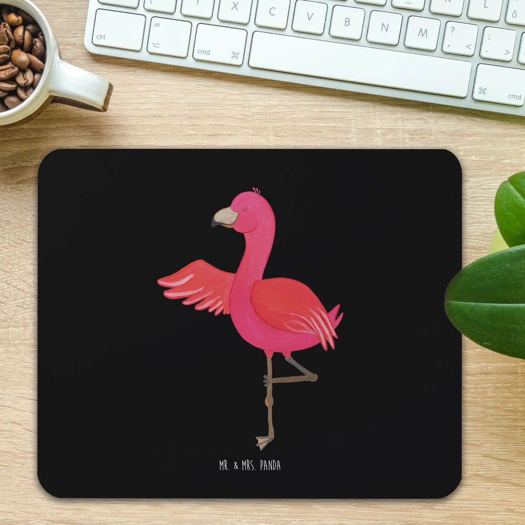 Mauspad Flamingo Yoga Mousepad, Computer zubehör, Büroausstattung, PC Zubehör, Arbeitszimmer, Mauspad, Einzigartiges Mauspad, Designer Mauspad, Mausunterlage, Mauspad Büro, Flamingo, Vogel, Yoga, Namaste, Achtsamkeit, Yoga-Übung, Entspannung, Ärger, Aufregen, Tiefenentspannung