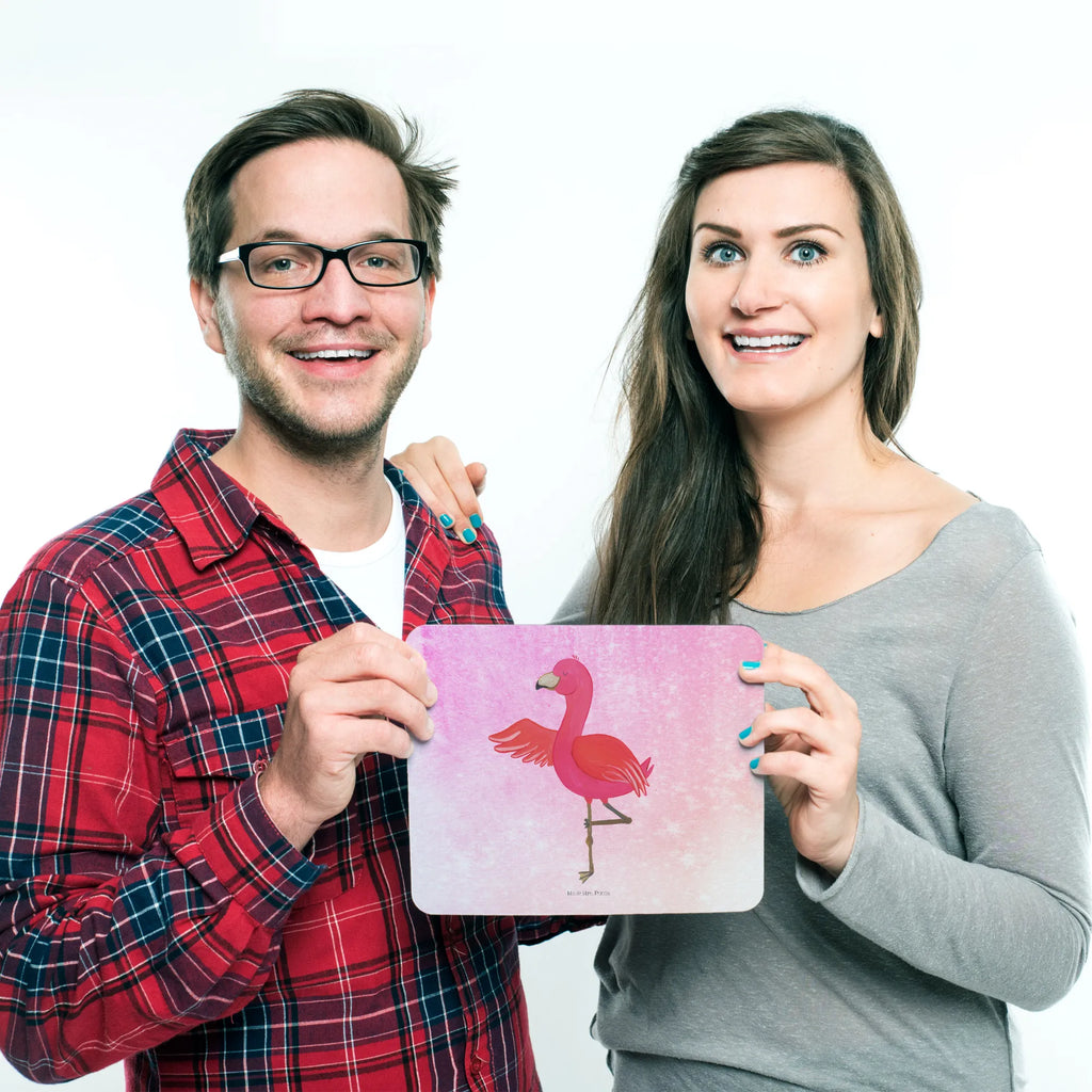 Mauspad Flamingo Yoga Mousepad, Computer zubehör, Büroausstattung, PC Zubehör, Arbeitszimmer, Mauspad, Einzigartiges Mauspad, Designer Mauspad, Mausunterlage, Mauspad Büro, Flamingo, Vogel, Yoga, Namaste, Achtsamkeit, Yoga-Übung, Entspannung, Ärger, Aufregen, Tiefenentspannung