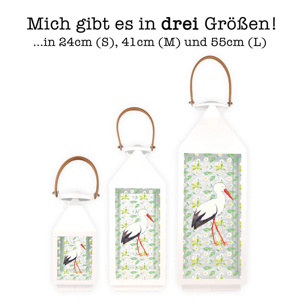 Deko Laterne Storch Gartenlampe, Gartenleuchte, Gartendekoration, Gartenlicht, Laterne kleine Laternen, XXL Laternen, Laterne groß, Tiermotive, Gute Laune, lustige Sprüche, Tiere, Storch, Störche, Schwangerschaft, Geburt, Mutter, Mütter, Mutter werden, Schwanger, Babybauch, Baby