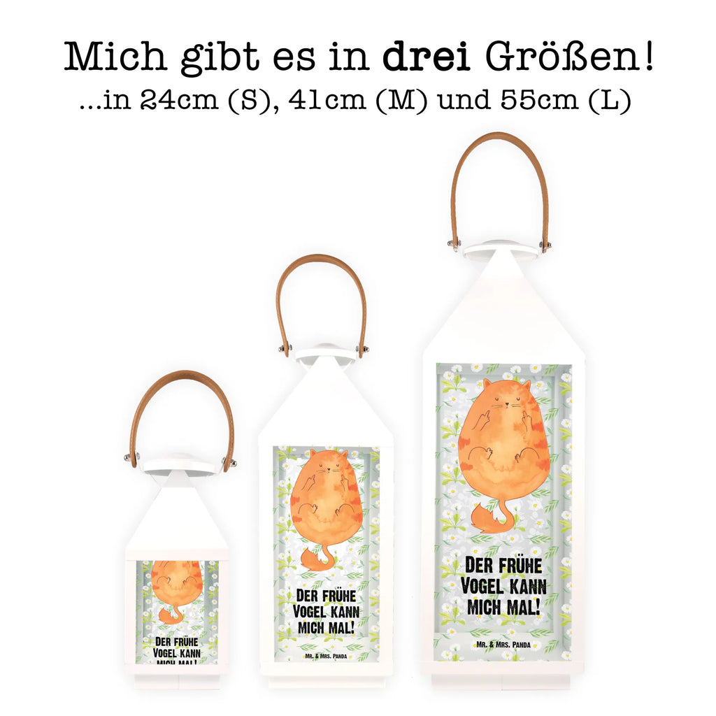 Deko Laterne Katze Frühaufsteher Gartenlampe, Gartenleuchte, Gartendekoration, Gartenlicht, Laterne kleine Laternen, XXL Laternen, Laterne groß, Katze, Katzenmotiv, Katzenfan, Katzendeko, Katzenfreund, Katzenliebhaber, Katzenprodukte, Katzenartikel, Katzenaccessoires, Katzensouvenirs, Katzenliebhaberprodukte, Katzenmotive, Der frühe Vogel kann mich mal, Morgenmuffel, Frühaufsteher, Kaffee, Katzen, Kater, Mietze