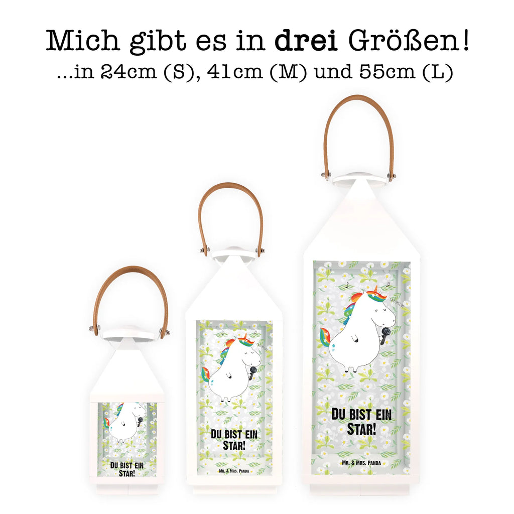 Deko Laterne Einhorn Sänger Gartenlampe, Gartenleuchte, Gartendekoration, Gartenlicht, Laterne kleine Laternen, XXL Laternen, Laterne groß, Einhorn, Einhörner, Einhorn Deko, Pegasus, Unicorn, Glitzer, Konfetti, Party, Geburtstag, Feier, Fest, Disco, Sängerin, Sänger, Freundin