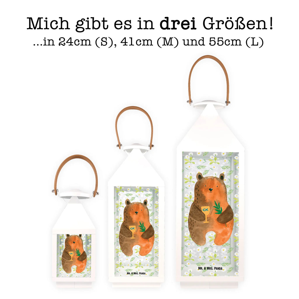 Deko Laterne Konfirmation-Bär Gartenlampe, Gartenleuchte, Gartendekoration, Gartenlicht, Laterne kleine Laternen, XXL Laternen, Laterne groß, Bär, Teddy, Teddybär, Konfirmation, Kirche, evangelisch, Gottesdienst