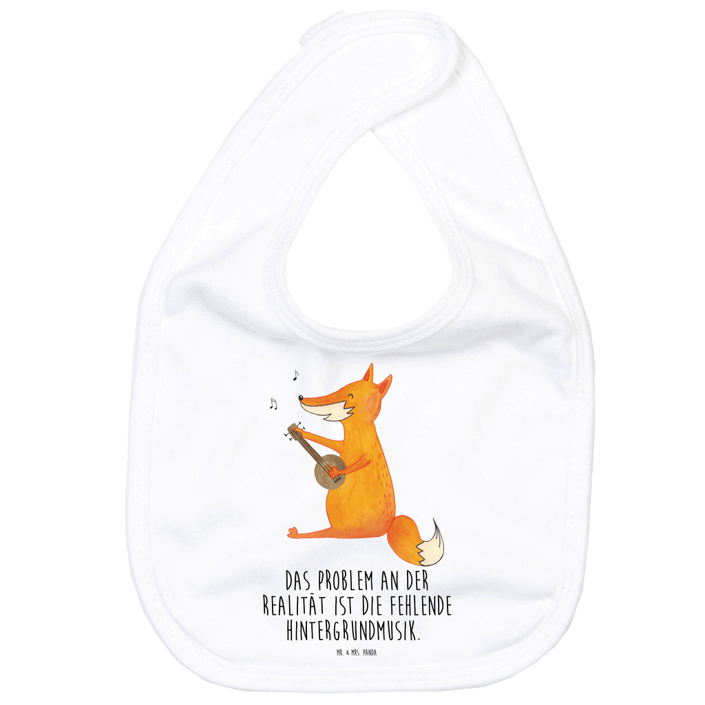 Organic Babylätzchen Fuchs Gitarre Baby, Lätzchen, Spucktuch, Sabberlätzchen, Klettlätzchen, Babygeschenk, Baby Lätzchen, Geschenk für Geburt, Geschenk zur Geburt, Baby Spucktuch, Babyausstattung, Geschenkidee für Babyparty, Fuchs, Füchse, Geschenk Musiker, Musik Spruch, Musikerin, Sänger, Sängerin, Gitarre