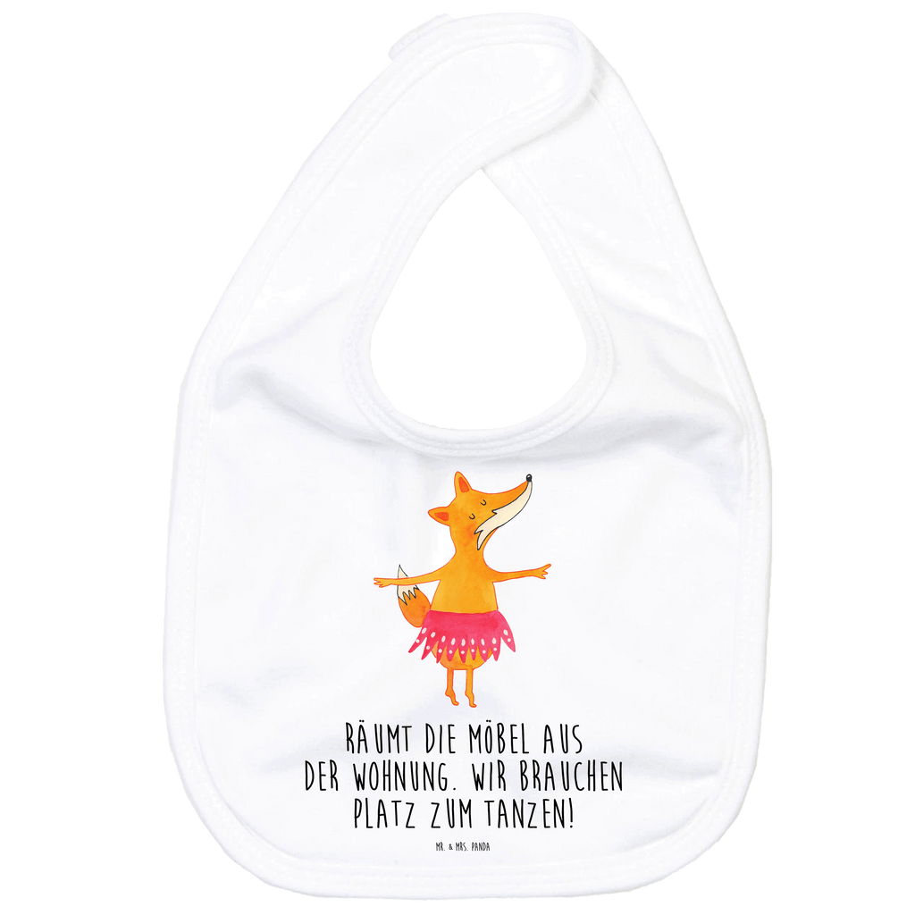 Organic Babylätzchen Fuchs Ballerina Baby, Lätzchen, Spucktuch, Sabberlätzchen, Klettlätzchen, Babygeschenk, Baby Lätzchen, Geschenk für Geburt, Geschenk zur Geburt, Baby Spucktuch, Babyausstattung, Geschenkidee für Babyparty, Fuchs, Fuchs Spruch, Füchse, Füchsin, Ballerina, Ballett, Tänzerin, Tanzen, Party, Einladung, Geburtstag