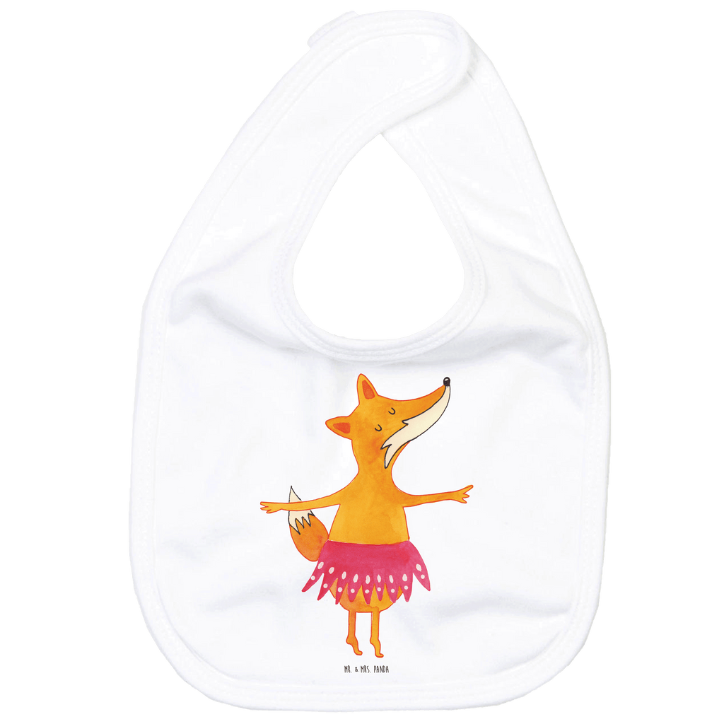 Organic Babylätzchen Fuchs Ballerina Baby, Lätzchen, Spucktuch, Sabberlätzchen, Klettlätzchen, Babygeschenk, Baby Lätzchen, Geschenk für Geburt, Geschenk zur Geburt, Baby Spucktuch, Babyausstattung, Geschenkidee für Babyparty, Fuchs, Fuchs Spruch, Füchse, Füchsin, Ballerina, Ballett, Tänzerin, Tanzen, Party, Einladung, Geburtstag