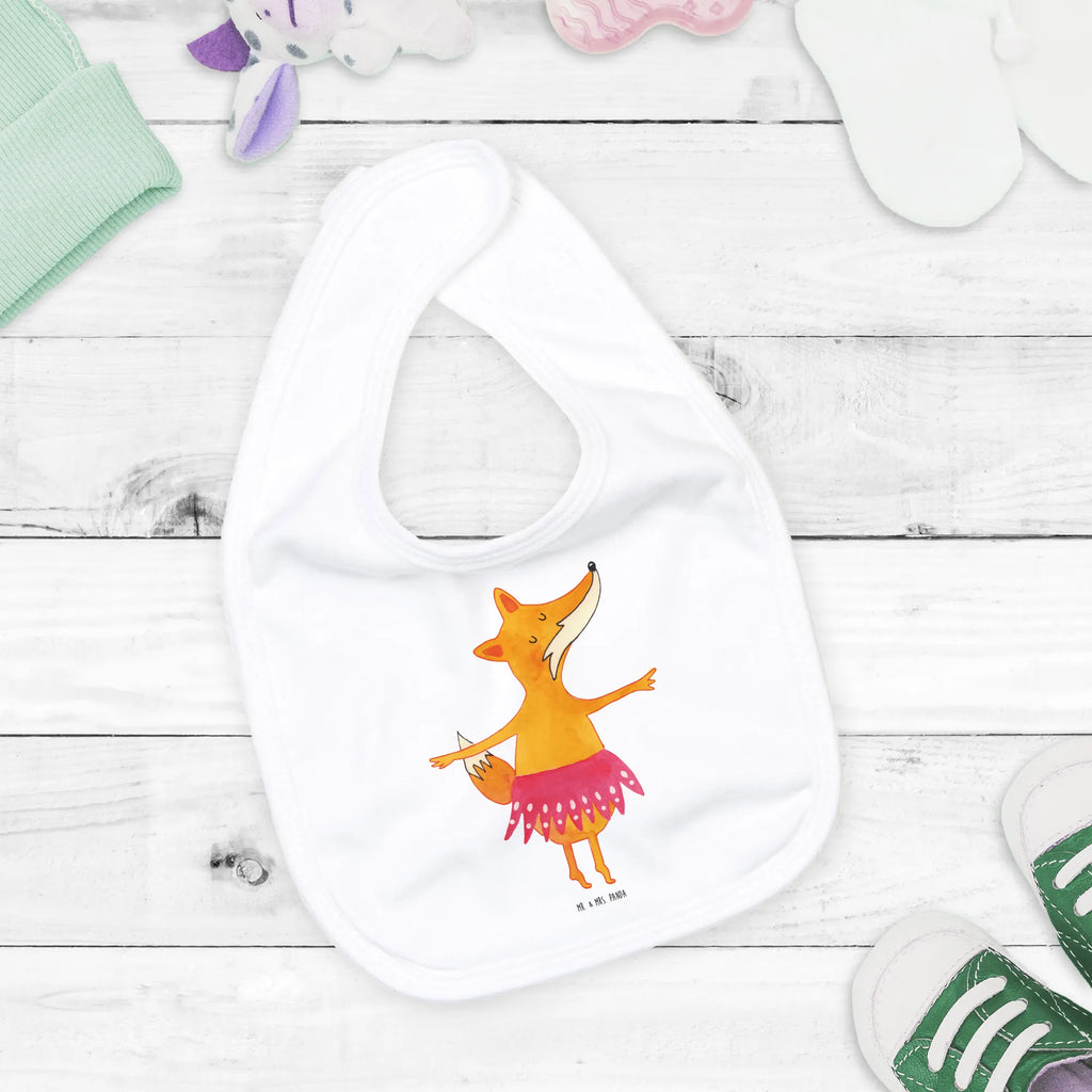 Organic Babylätzchen Fuchs Ballerina Baby, Lätzchen, Spucktuch, Sabberlätzchen, Klettlätzchen, Babygeschenk, Baby Lätzchen, Geschenk für Geburt, Geschenk zur Geburt, Baby Spucktuch, Babyausstattung, Geschenkidee für Babyparty, Fuchs, Fuchs Spruch, Füchse, Füchsin, Ballerina, Ballett, Tänzerin, Tanzen, Party, Einladung, Geburtstag