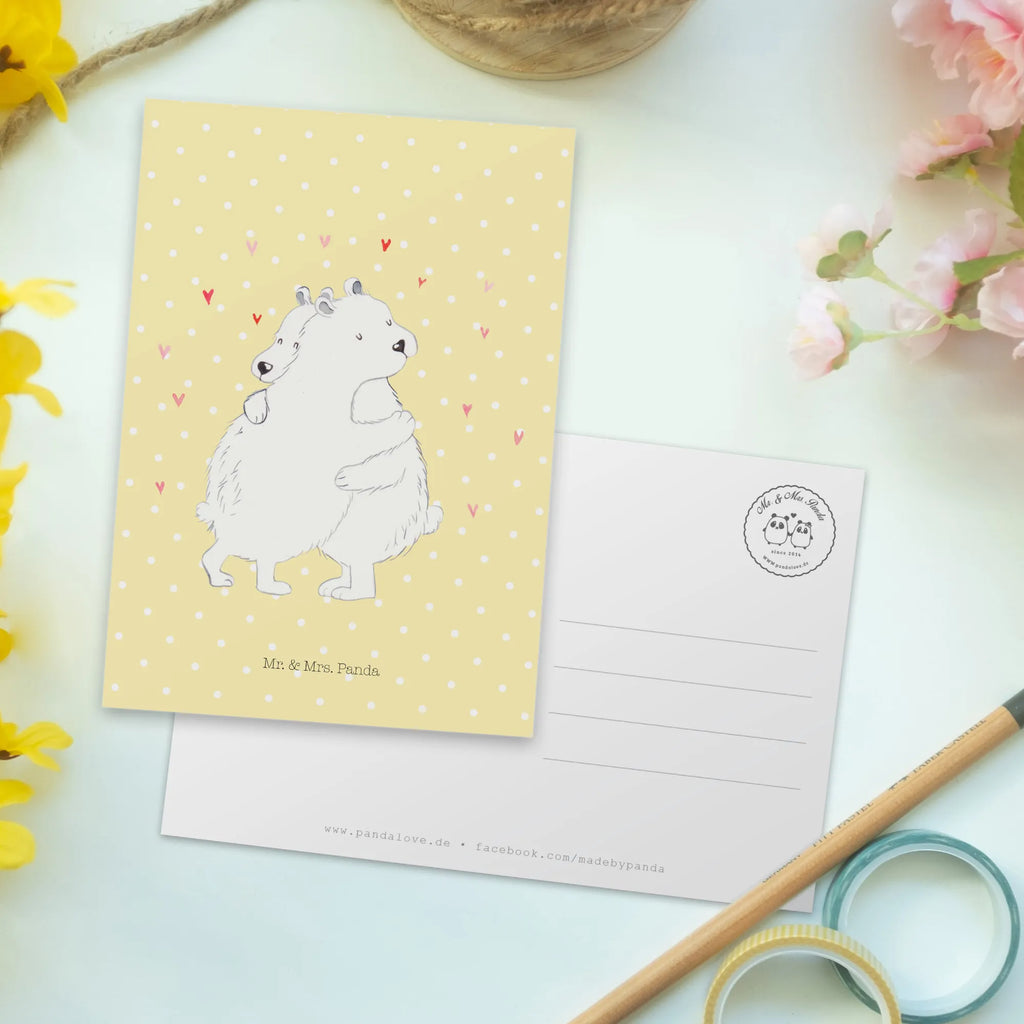 Postkarte Eisbär Umarmen Postkarte, Karte, Geschenkkarte, Grußkarte, Einladung, Ansichtskarte, Geburtstagskarte, Einladungskarte, Dankeskarte, Ansichtskarten, Einladung Geburtstag, Einladungskarten Geburtstag, Tiermotive, Gute Laune, lustige Sprüche, Tiere