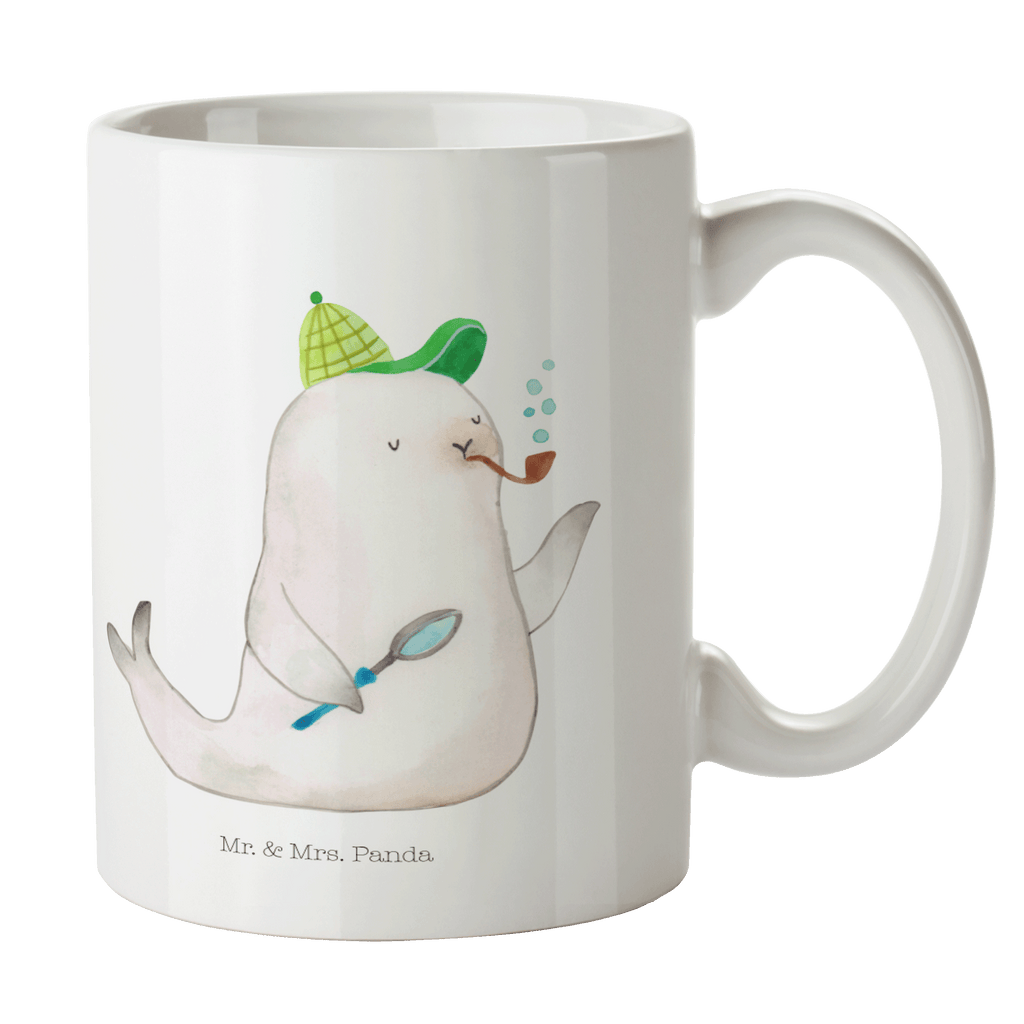 Tasse Robbe Sherlock Tasse, Kaffeetasse, Teetasse, Becher, Kaffeebecher, Teebecher, Keramiktasse, Porzellantasse, Büro Tasse, Geschenk Tasse, Tasse Sprüche, Tasse Motive, Kaffeetassen, Tasse bedrucken, Designer Tasse, Cappuccino Tassen, Schöne Teetassen, Tiermotive, Gute Laune, lustige Sprüche, Tiere