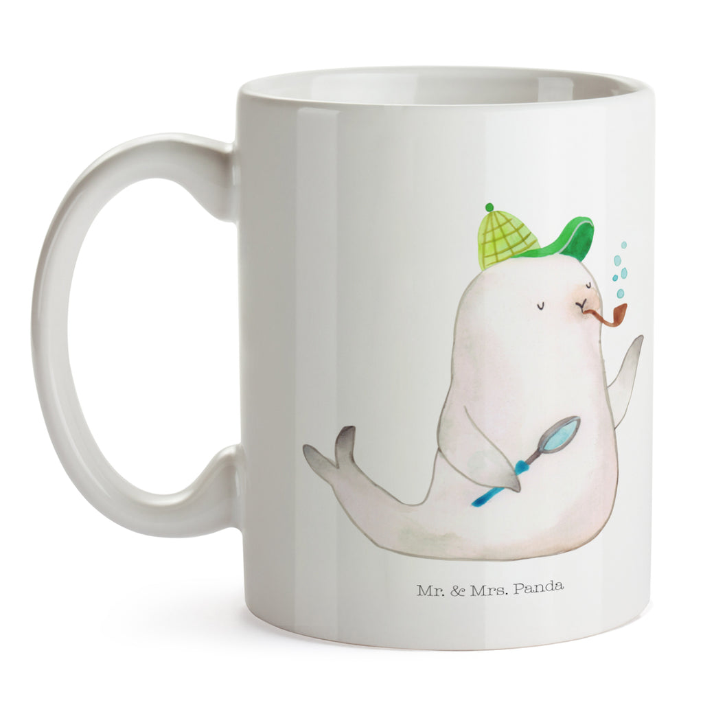 Tasse Robbe Sherlock Tasse, Kaffeetasse, Teetasse, Becher, Kaffeebecher, Teebecher, Keramiktasse, Porzellantasse, Büro Tasse, Geschenk Tasse, Tasse Sprüche, Tasse Motive, Kaffeetassen, Tasse bedrucken, Designer Tasse, Cappuccino Tassen, Schöne Teetassen, Tiermotive, Gute Laune, lustige Sprüche, Tiere