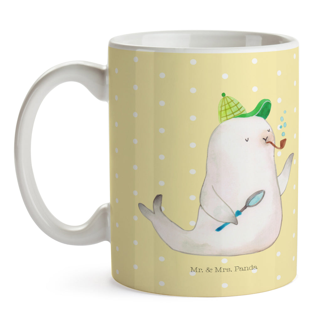 Tasse Robbe Sherlock Tasse, Kaffeetasse, Teetasse, Becher, Kaffeebecher, Teebecher, Keramiktasse, Porzellantasse, Büro Tasse, Geschenk Tasse, Tasse Sprüche, Tasse Motive, Kaffeetassen, Tasse bedrucken, Designer Tasse, Cappuccino Tassen, Schöne Teetassen, Tiermotive, Gute Laune, lustige Sprüche, Tiere