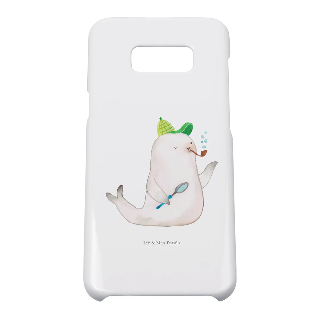 Handyhülle Robbe Sherlock Handyhülle, Handycover, Cover, Handy, Hülle, Iphone 10, Iphone X, Tiermotive, Gute Laune, lustige Sprüche, Tiere