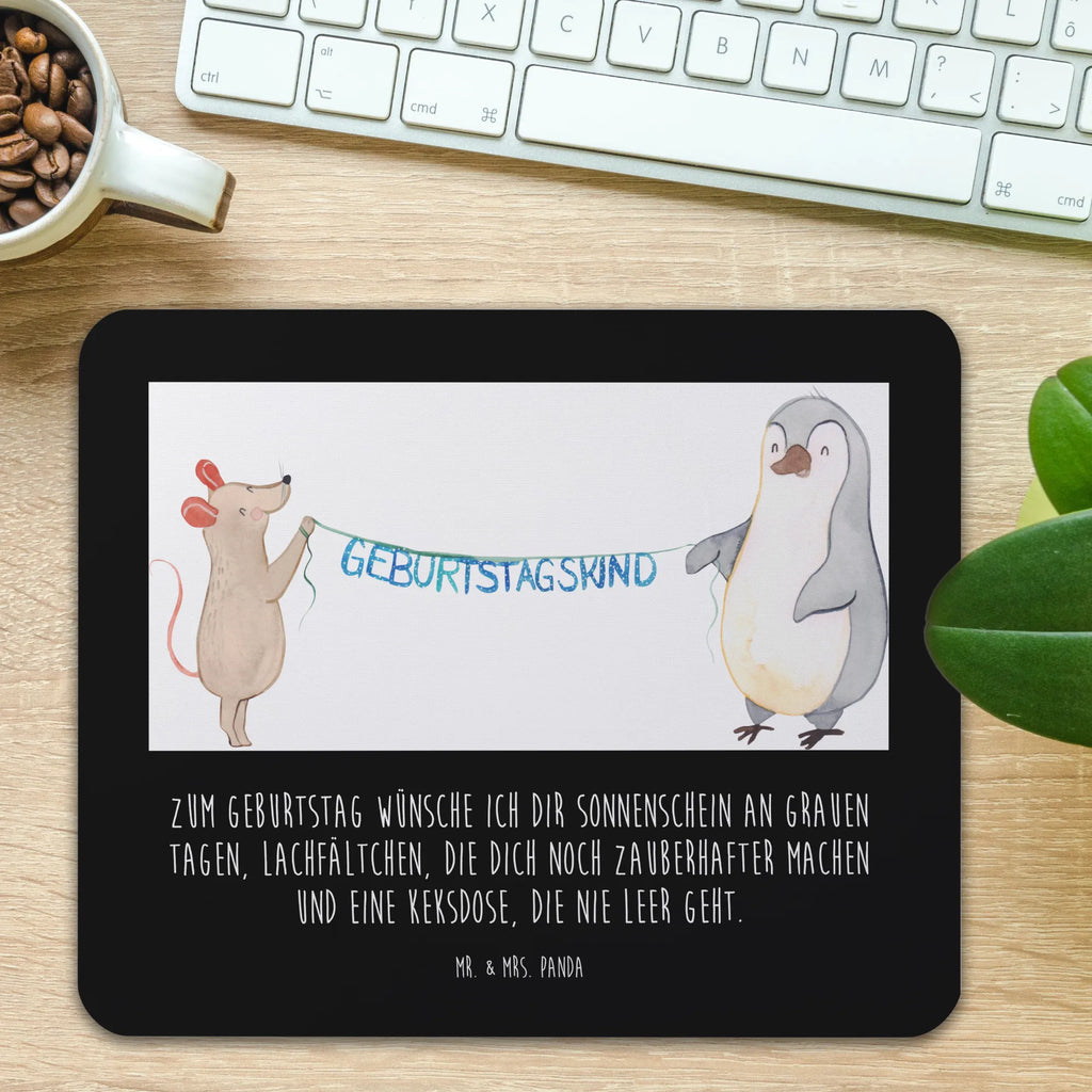 Mauspad Maus Pinguin Geburtstag Mousepad, Computer zubehör, Büroausstattung, PC Zubehör, Arbeitszimmer, Mauspad, Einzigartiges Mauspad, Designer Mauspad, Mausunterlage, Mauspad Büro, Geburtstag, Geburtstagsgeschenk, Geschenk, Maus, Pinguin, Geburtstage, Happy Birthday, Geburtstagsfeier