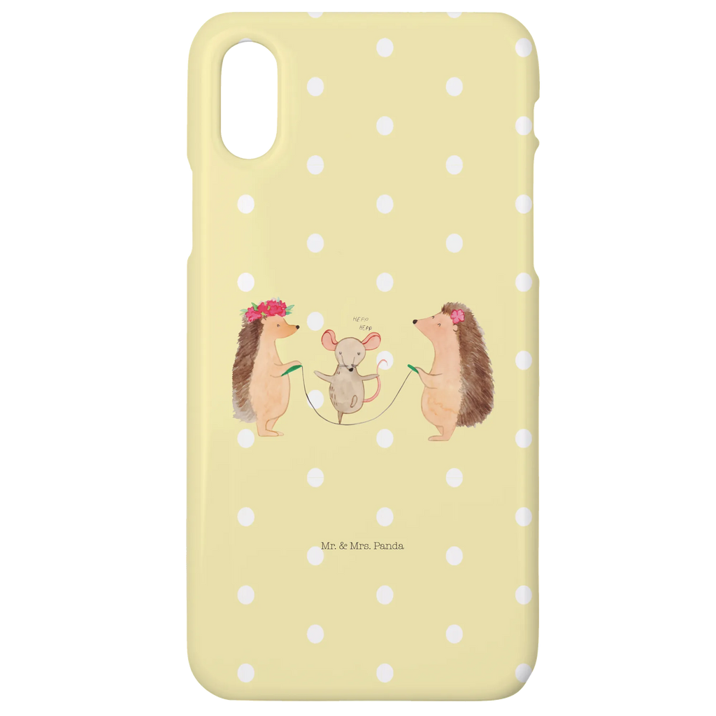 Handyhülle Igel Seilhüpfen Handyhülle, Handycover, Cover, Handy, Hülle, Iphone 10, Iphone X, Tiermotive, Gute Laune, lustige Sprüche, Tiere, Igel, Maus, Seilspringen, Seilhüpfen, Kinder, Kindergarten