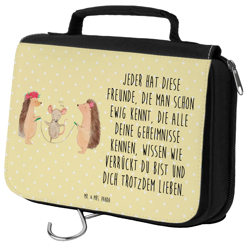 Kulturbeutel Igel Seilhüpfen Kulturbeutel, Zum Aufhängen, Waschtasche, Kosmetiktasche, Damen, Herren, Aufbewahrungstasche, Schminktasche, Kosmetikbeutel, Organizer, Kulturtasche, Schminkutensil, Tiermotive, Gute Laune, lustige Sprüche, Tiere, Igel, Maus, Seilspringen, Seilhüpfen, Kinder, Kindergarten