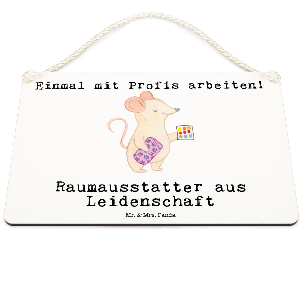 Deko Schild Raumausstatter aus Leidenschaft Dekoschild, Deko Schild, Schild, Tür Schild, Türschild, Holzschild, Wandschild, Wanddeko, Beruf, Ausbildung, Jubiläum, Abschied, Rente, Kollege, Kollegin, Geschenk, Schenken, Arbeitskollege, Mitarbeiter, Firma, Danke, Dankeschön