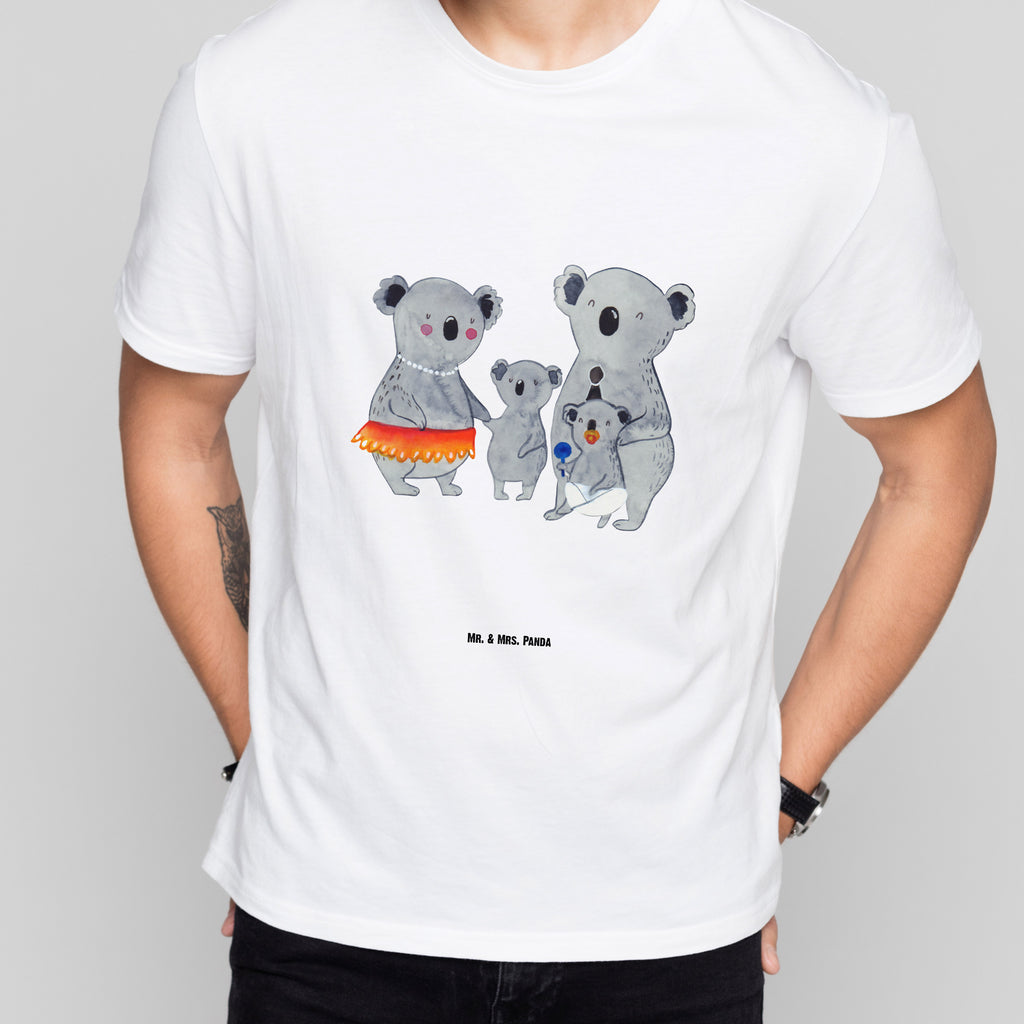 T-Shirt Standard Koala Familie T-Shirt, Shirt, Tshirt, Lustiges T-Shirt, T-Shirt mit Spruch, Party, Junggesellenabschied, Jubiläum, Geburstag, Herrn, Damen, Männer, Frauen, Schlafshirt, Nachthemd, Sprüche, Familie, Vatertag, Muttertag, Bruder, Schwester, Mama, Papa, Oma, Opa, Koala, Koalas, Family, Kinder, Geschwister, Familienleben