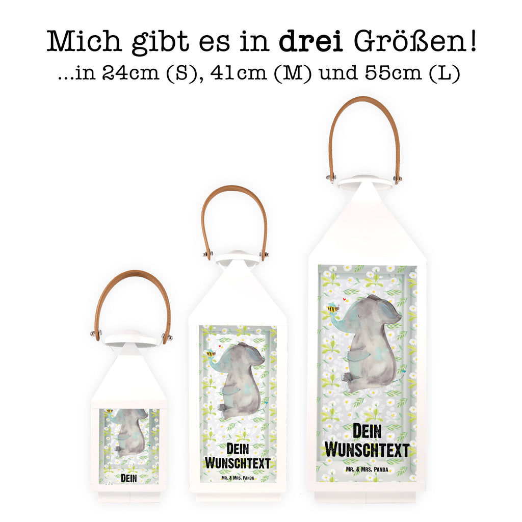 Personalisierte Deko Laterne Elefant & Biene Gartenlampe, Gartenleuchte, Gartendekoration, Gartenlicht, Laterne kleine Laternen, XXL Laternen, Laterne groß, Tiermotive, Gute Laune, lustige Sprüche, Tiere, Elefant, Biene, Liebe, Liebesbeweis, Jahrestag, Liebesgeschenk, Heiratsantrag, Hochzeitsgeschenk, Liebesspruch