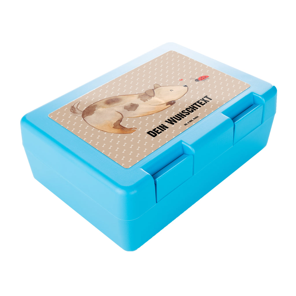 Personalisierte Brotdose Hund Marienkäfer Brotdose personalisiert, Brotbox, Snackbox, Lunch box, Butterbrotdose, Brotzeitbox, Hund, Hundemotiv, Haustier, Hunderasse, Tierliebhaber, Hundebesitzer, Sprüche, Hunde, Hundespruch, Marienkäfer, Mischling, Mischlinghund