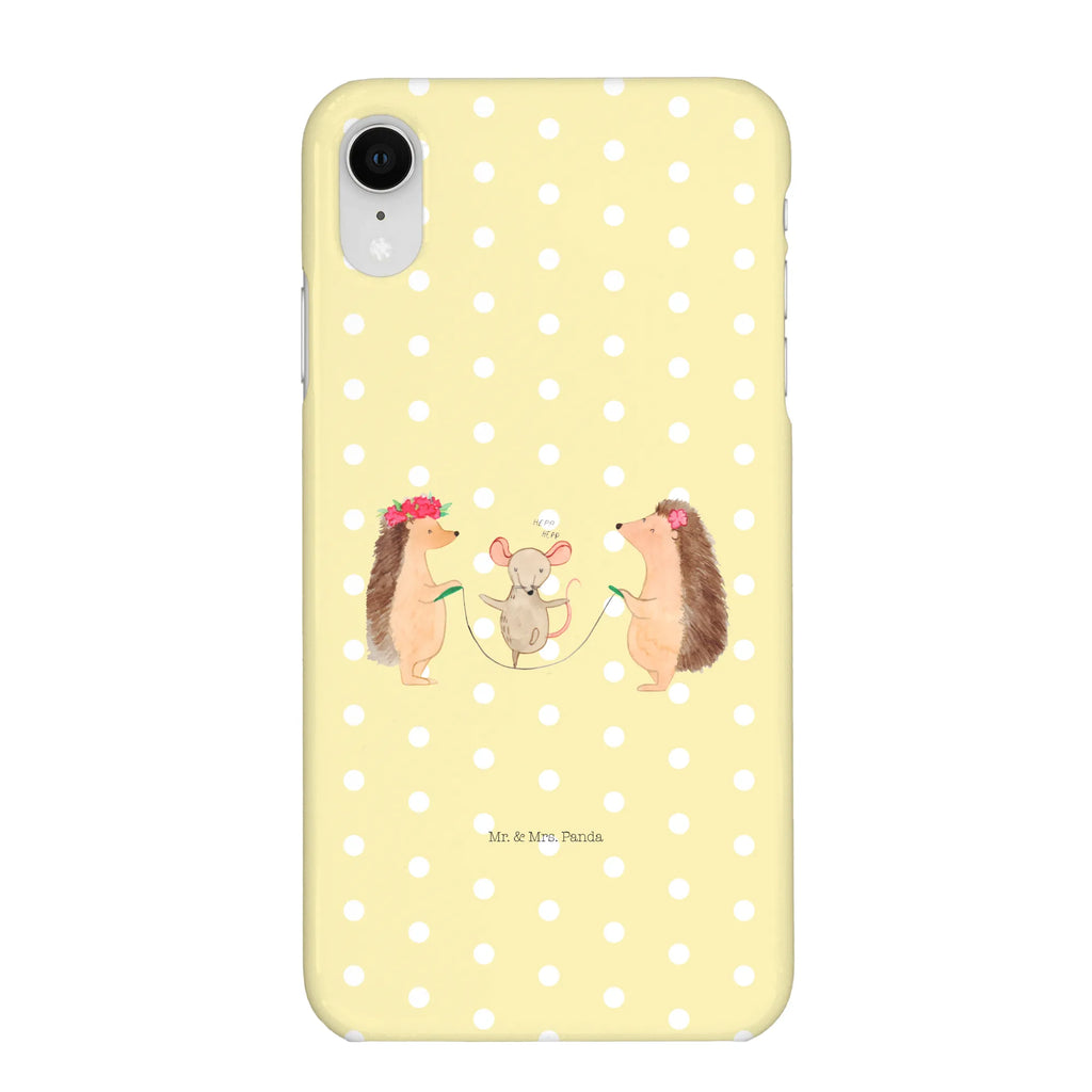 Handyhülle Igel Seilhüpfen Handyhülle, Handycover, Cover, Handy, Hülle, Iphone 10, Iphone X, Tiermotive, Gute Laune, lustige Sprüche, Tiere, Igel, Maus, Seilspringen, Seilhüpfen, Kinder, Kindergarten