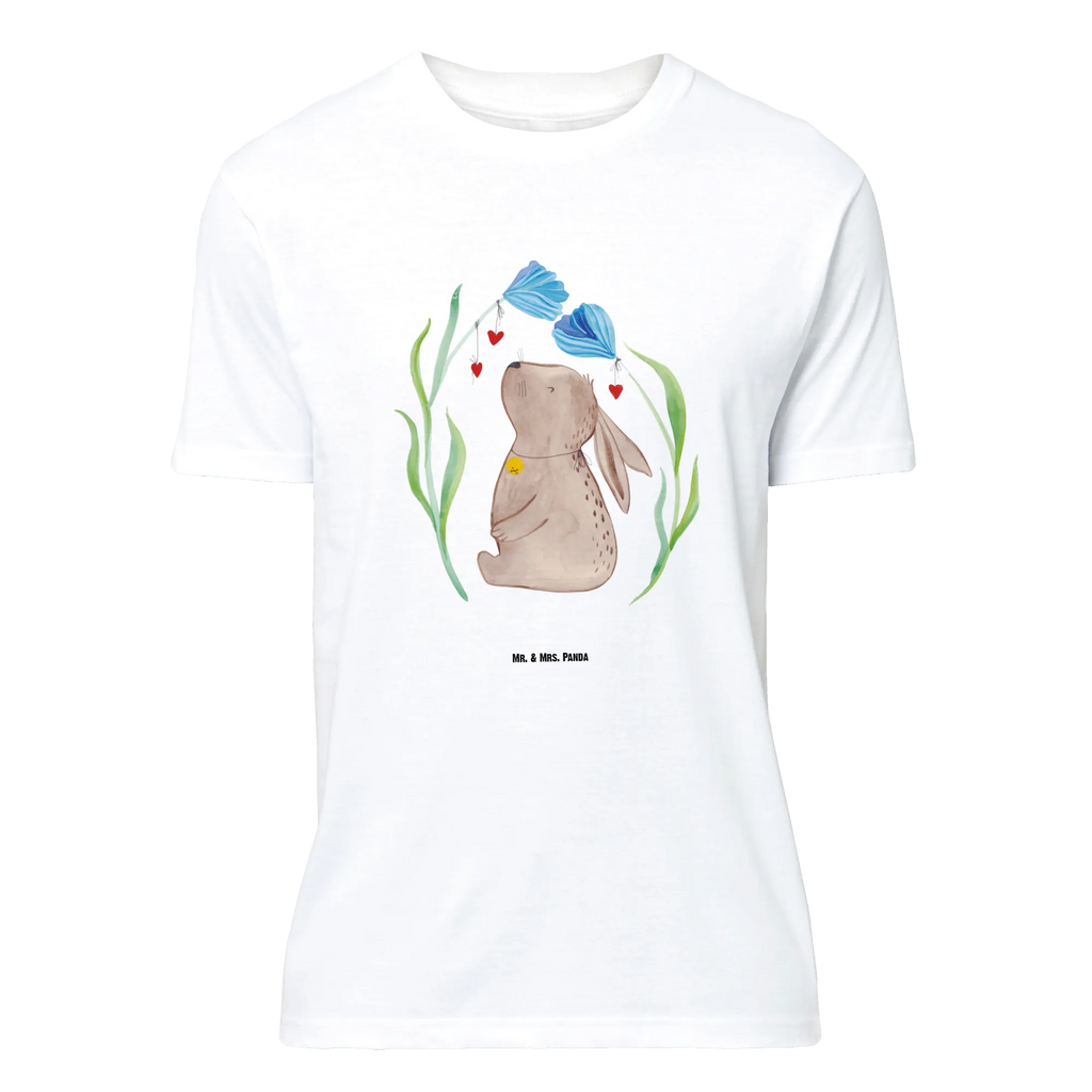 T-Shirt Standard Hase Blume T-Shirt, Shirt, Tshirt, Lustiges T-Shirt, T-Shirt mit Spruch, Party, Junggesellenabschied, Jubiläum, Geburstag, Herrn, Damen, Männer, Frauen, Schlafshirt, Nachthemd, Sprüche, Ostern, Osterhase, Ostergeschenke, Osternest, Osterdeko, Geschenke zu Ostern, Ostern Geschenk, Ostergeschenke Kinder, Ostern Kinder, Hase, Kaninchen, Kind, Taufe, Taufgeschenk, Geburt, Schwangerschaft, erstes Kind, Kindergeburtstag, Geburtstag, Hoffnung, Träume