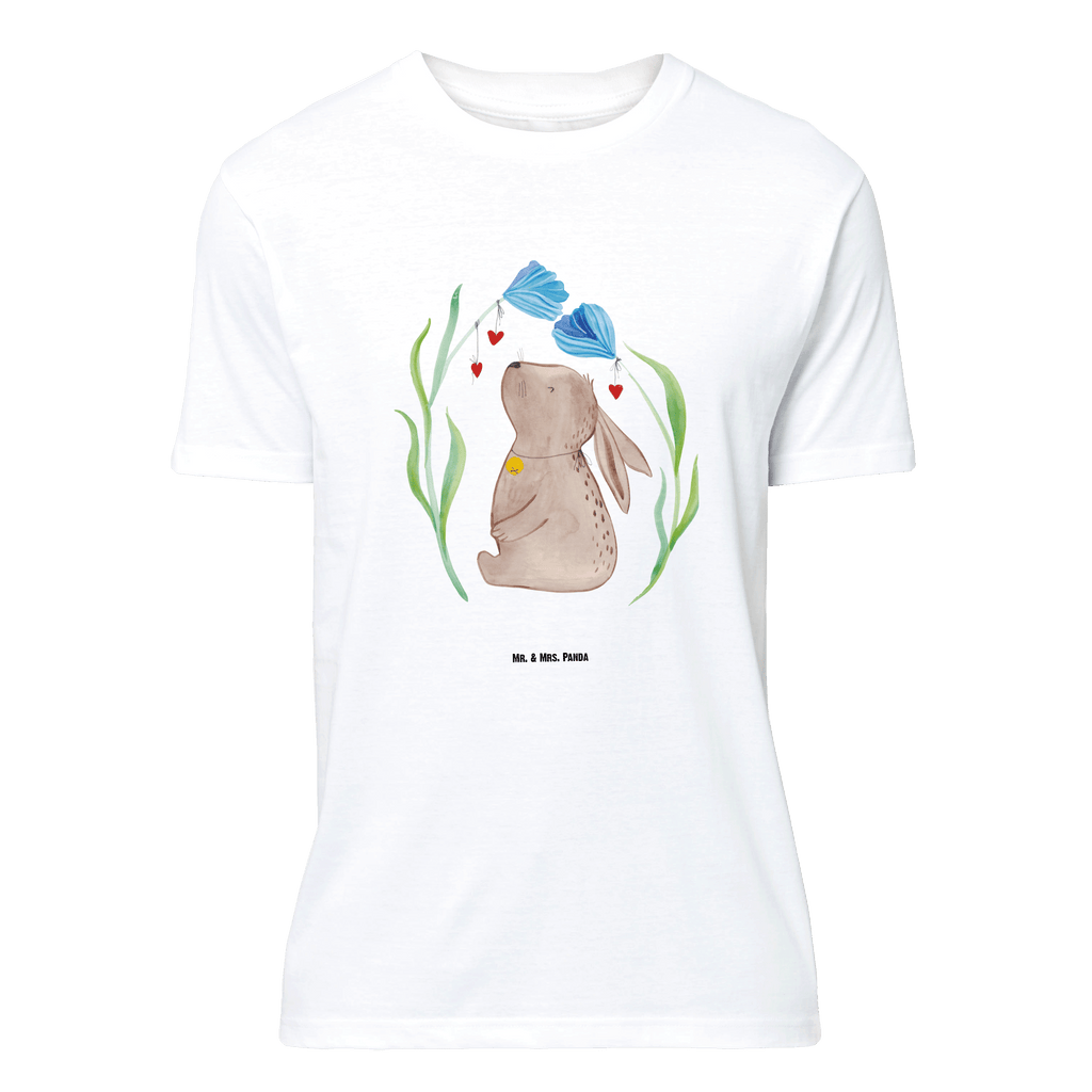 T-Shirt Standard Hase Blume T-Shirt, Shirt, Tshirt, Lustiges T-Shirt, T-Shirt mit Spruch, Party, Junggesellenabschied, Jubiläum, Geburstag, Herrn, Damen, Männer, Frauen, Schlafshirt, Nachthemd, Sprüche, Ostern, Osterhase, Ostergeschenke, Osternest, Osterdeko, Geschenke zu Ostern, Ostern Geschenk, Ostergeschenke Kinder, Ostern Kinder, Hase, Kaninchen, Kind, Taufe, Taufgeschenk, Geburt, Schwangerschaft, erstes Kind, Kindergeburtstag, Geburtstag, Hoffnung, Träume