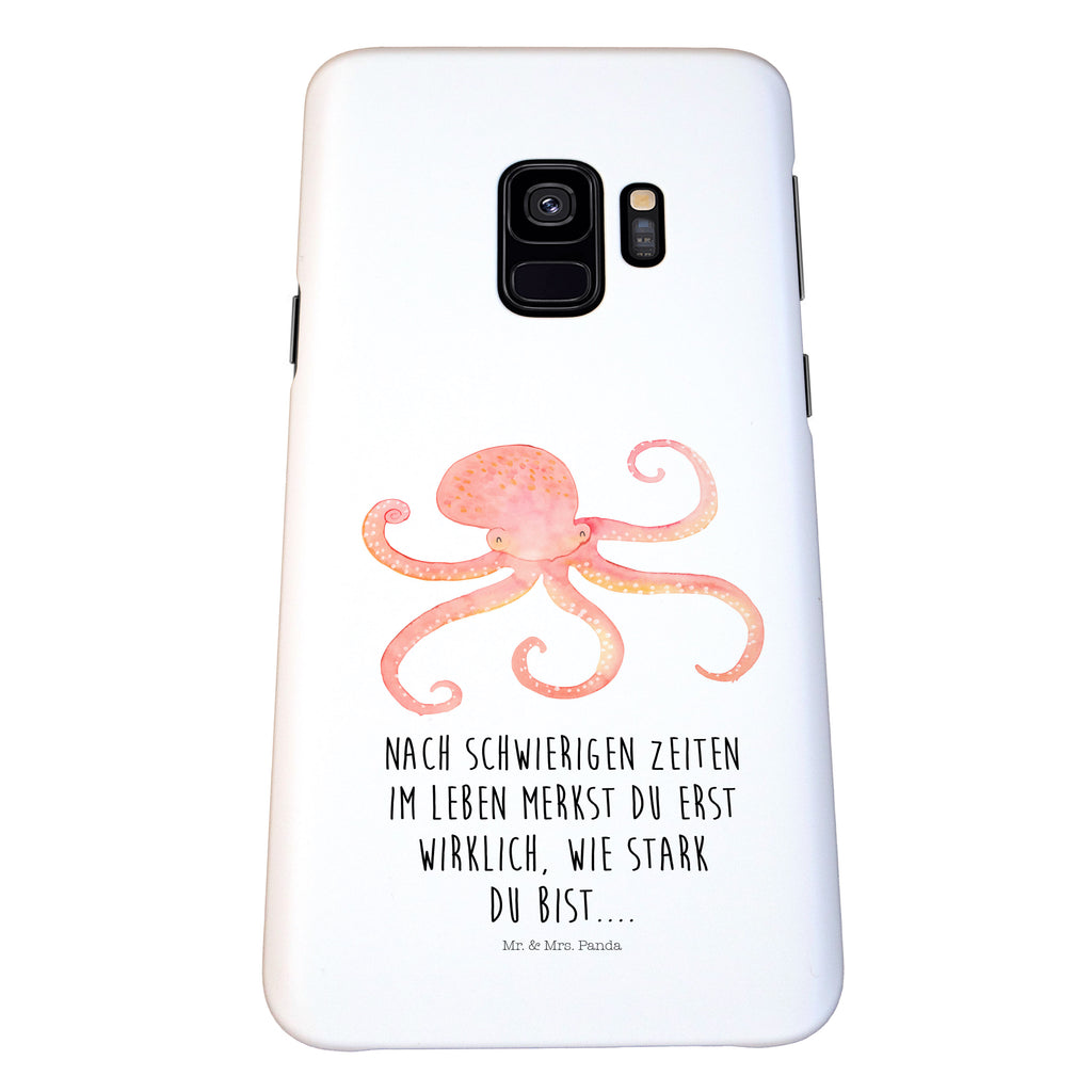 Handyhülle Tintenfisch Handyhülle, Handycover, Cover, Handy, Hülle, Samsung Galaxy S8 plus, Tiermotive, Gute Laune, lustige Sprüche, Tiere, Meer, Meerestier, Krake, Tintenfisch, Arme, Wasser, Ozean