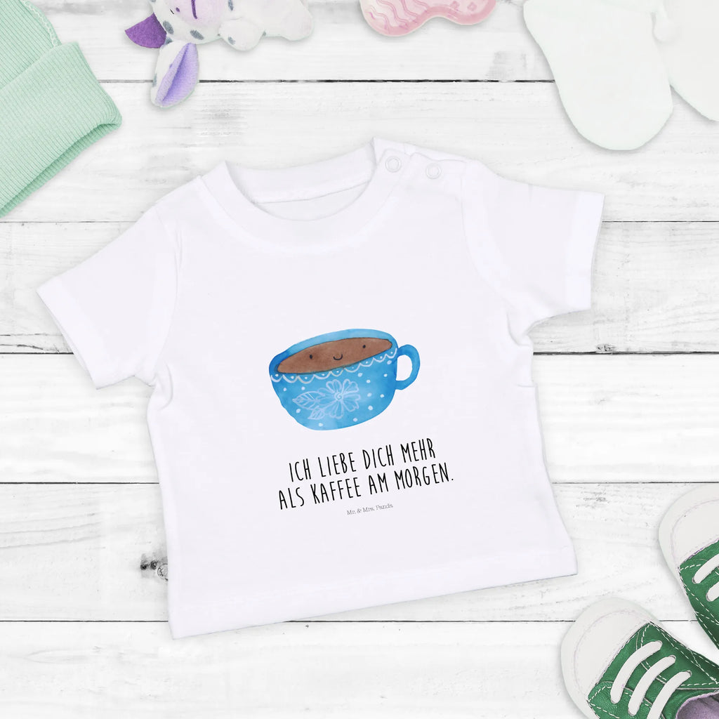 Organic Baby Shirt Kaffee Tasse Baby T-Shirt, Jungen Baby T-Shirt, Mädchen Baby T-Shirt, Shirt, Tiermotive, Gute Laune, lustige Sprüche, Tiere, Kaffee, Tasse, Liebe, Geschmack, Genuss, Glücklich