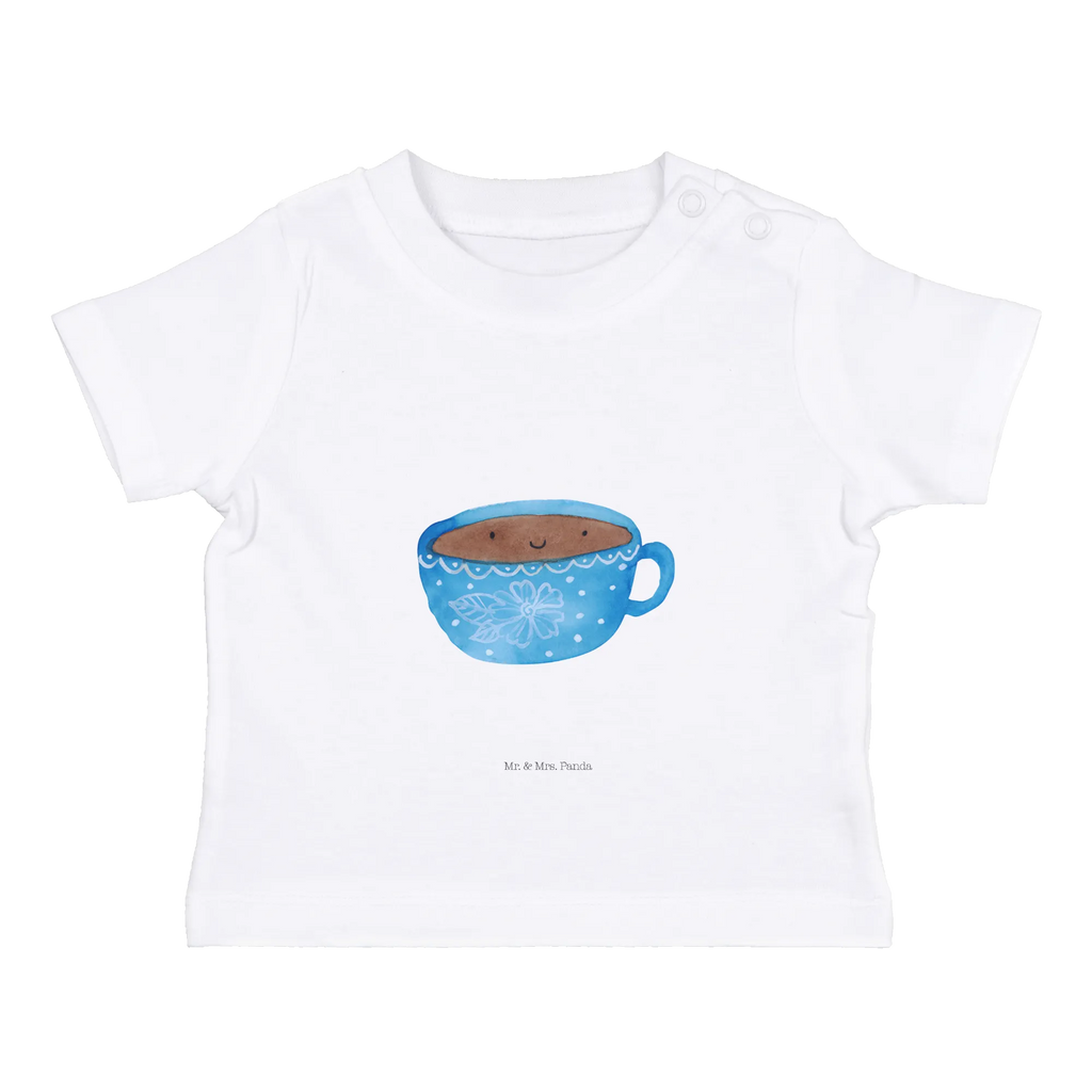 Organic Baby Shirt Kaffee Tasse Baby T-Shirt, Jungen Baby T-Shirt, Mädchen Baby T-Shirt, Shirt, Tiermotive, Gute Laune, lustige Sprüche, Tiere, Kaffee, Tasse, Liebe, Geschmack, Genuss, Glücklich