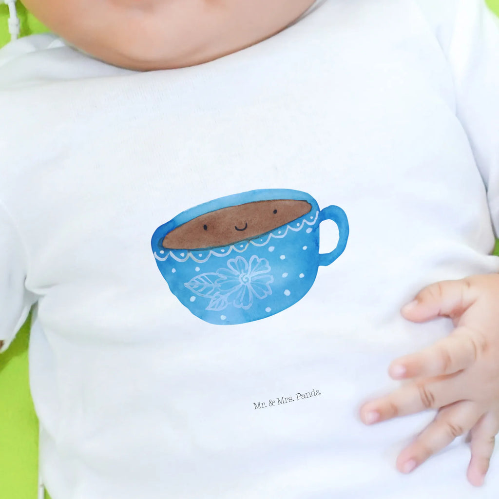 Organic Baby Shirt Kaffee Tasse Baby T-Shirt, Jungen Baby T-Shirt, Mädchen Baby T-Shirt, Shirt, Tiermotive, Gute Laune, lustige Sprüche, Tiere, Kaffee, Tasse, Liebe, Geschmack, Genuss, Glücklich