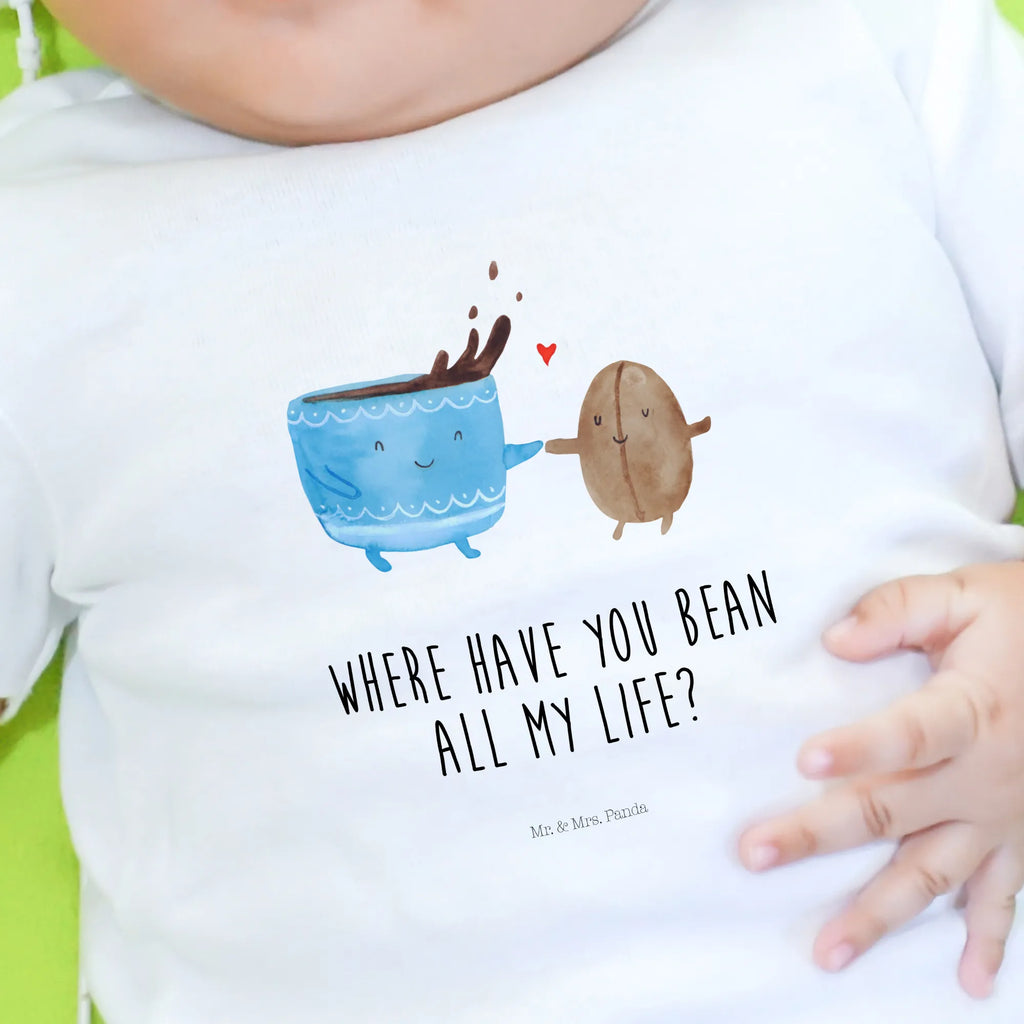 Organic Baby Shirt Kaffee Bohne Baby T-Shirt, Jungen Baby T-Shirt, Mädchen Baby T-Shirt, Shirt, Tiermotive, Gute Laune, lustige Sprüche, Tiere, Kaffee, Kaffeebohne, Genuss, Zufriedenheit, Glück