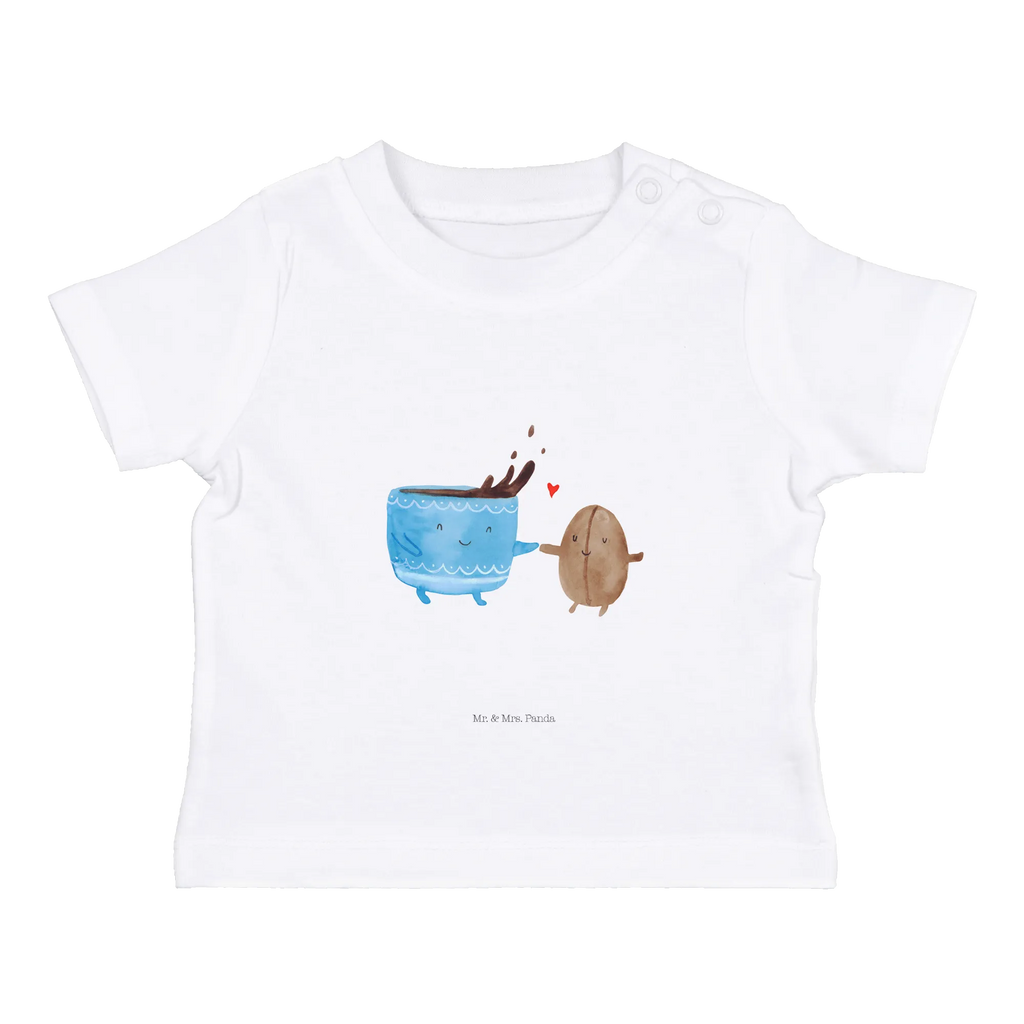 Organic Baby Shirt Kaffee Bohne Baby T-Shirt, Jungen Baby T-Shirt, Mädchen Baby T-Shirt, Shirt, Tiermotive, Gute Laune, lustige Sprüche, Tiere, Kaffee, Kaffeebohne, Genuss, Zufriedenheit, Glück