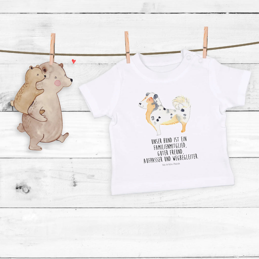 Organic Baby Shirt Hund Australien Shepherd Baby T-Shirt, Jungen Baby T-Shirt, Mädchen Baby T-Shirt, Shirt, Hund, Hundemotiv, Haustier, Hunderasse, Tierliebhaber, Hundebesitzer, Sprüche, Australien Shepherd, Shepherd, Hundeliebe, Familienhund, Spruch