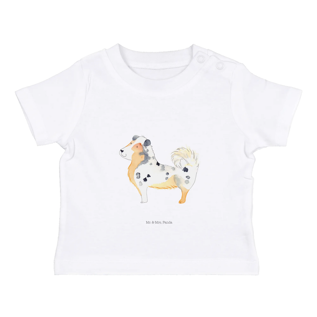 Organic Baby Shirt Hund Australien Shepherd Baby T-Shirt, Jungen Baby T-Shirt, Mädchen Baby T-Shirt, Shirt, Hund, Hundemotiv, Haustier, Hunderasse, Tierliebhaber, Hundebesitzer, Sprüche, Australien Shepherd, Shepherd, Hundeliebe, Familienhund, Spruch