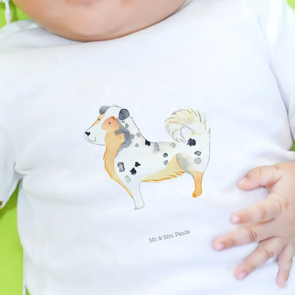 Organic Baby Shirt Hund Australien Shepherd Baby T-Shirt, Jungen Baby T-Shirt, Mädchen Baby T-Shirt, Shirt, Hund, Hundemotiv, Haustier, Hunderasse, Tierliebhaber, Hundebesitzer, Sprüche, Australien Shepherd, Shepherd, Hundeliebe, Familienhund, Spruch