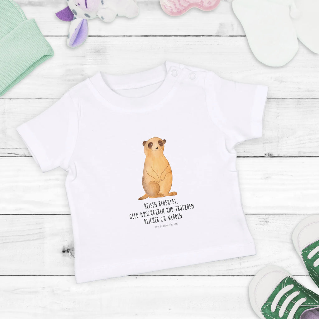 Organic Baby Shirt Erdmännchen Baby T-Shirt, Jungen Baby T-Shirt, Mädchen Baby T-Shirt, Shirt, Afrika, Wildtiere, Erdmännchen, Reisen, Spruch, Weltreise, Afrikareise, Roadtrip, Traveling