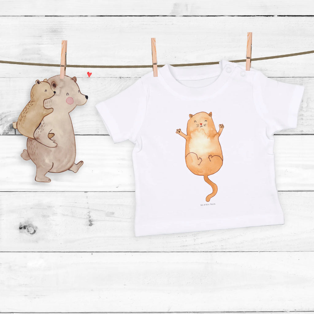 Organic Baby Shirt Katze Umarmen Baby T-Shirt, Jungen Baby T-Shirt, Mädchen Baby T-Shirt, Shirt, Katze, Katzenmotiv, Katzenfan, Katzendeko, Katzenfreund, Katzenliebhaber, Katzenprodukte, Katzenartikel, Katzenaccessoires, Katzensouvenirs, Katzenliebhaberprodukte, Katzenmotive, Katzen, Kater, Mietze, Cat, Cats, Katzenhalter, Katzenbesitzerin, Haustier, Freundin, Freunde, beste Freunde, Liebe, Katzenliebe, Familie