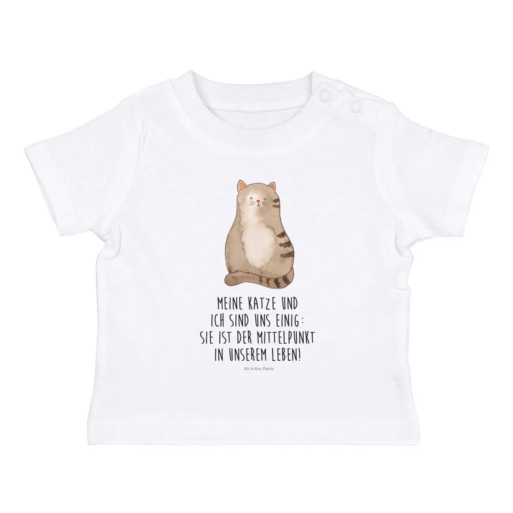 Organic Baby Shirt Katze Sitzen Baby T-Shirt, Jungen Baby T-Shirt, Mädchen Baby T-Shirt, Shirt, Katze, Katzenmotiv, Katzenfan, Katzendeko, Katzenfreund, Katzenliebhaber, Katzenprodukte, Katzenartikel, Katzenaccessoires, Katzensouvenirs, Katzenliebhaberprodukte, Katzenmotive, Katzen, Kater, Mietze, Cat, Cats, Katzenhalter, Katzenbesitzerin, Haustier, Katzenliebe, Lebensinhalt, Liebe, Mittelpunkt, Familie