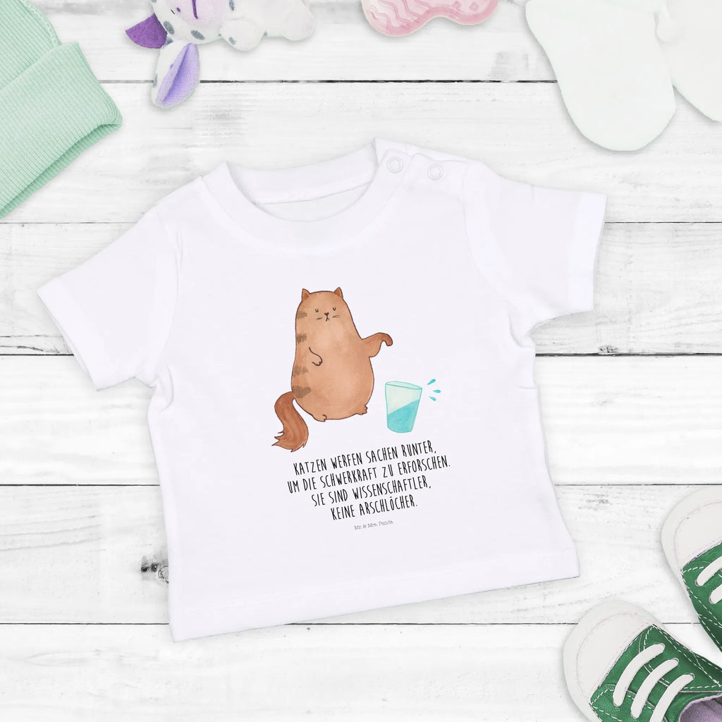 Organic Baby Shirt Katze Wasserglas Baby T-Shirt, Jungen Baby T-Shirt, Mädchen Baby T-Shirt, Shirt, Katze, Katzenmotiv, Katzenfan, Katzendeko, Katzenfreund, Katzenliebhaber, Katzenprodukte, Katzenartikel, Katzenaccessoires, Katzensouvenirs, Katzenliebhaberprodukte, Katzenmotive, Katzen, Kater, Mietze, Cat, Cats, Katzenhalter, Katzenbesitzerin, Haustier, Wasser, Glas