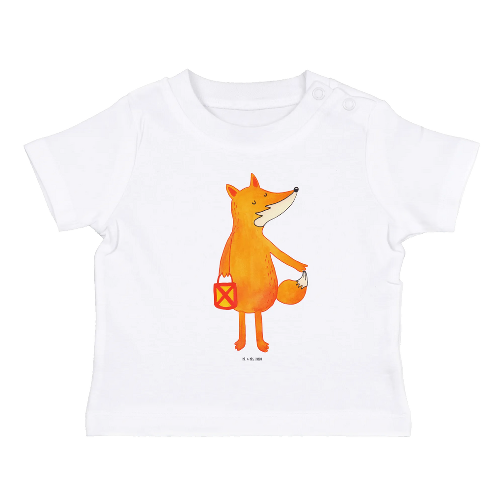 Organic Baby Shirt Fuchs Laterne Baby T-Shirt, Jungen Baby T-Shirt, Mädchen Baby T-Shirt, Shirt, Fuchs, Füchse, Spruch trösten, Liebeskummer Spruch, Laterne, Sankt Martin, Laternenumzug, Aufmuntern, Cäsar Otto Hugo Flaischlen