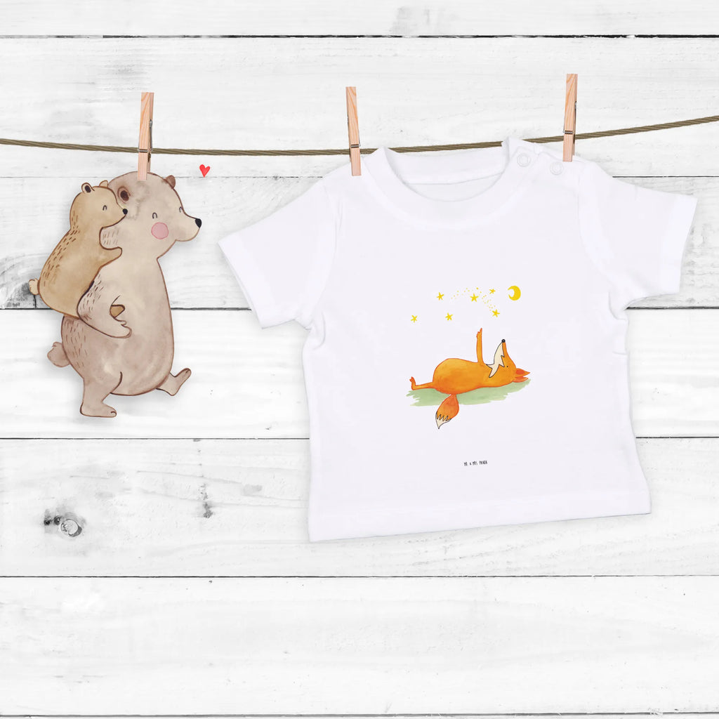 Organic Baby Shirt Fuchs Sterne Baby T-Shirt, Jungen Baby T-Shirt, Mädchen Baby T-Shirt, Shirt, Fuchs, Füchse, tröstende Worte, Spruch positiv, Spruch schön, Romantik, Always Look on the Bright Side of Life