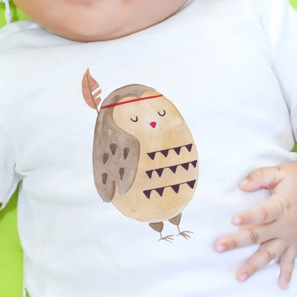 Organic Baby Shirt Eule Federschmuck Baby T-Shirt, Jungen Baby T-Shirt, Mädchen Baby T-Shirt, Shirt, Eule, Eule Deko, Owl, Das Leben ist ein Abenteuer, Reisespruch, Federschmuck, Dekoration