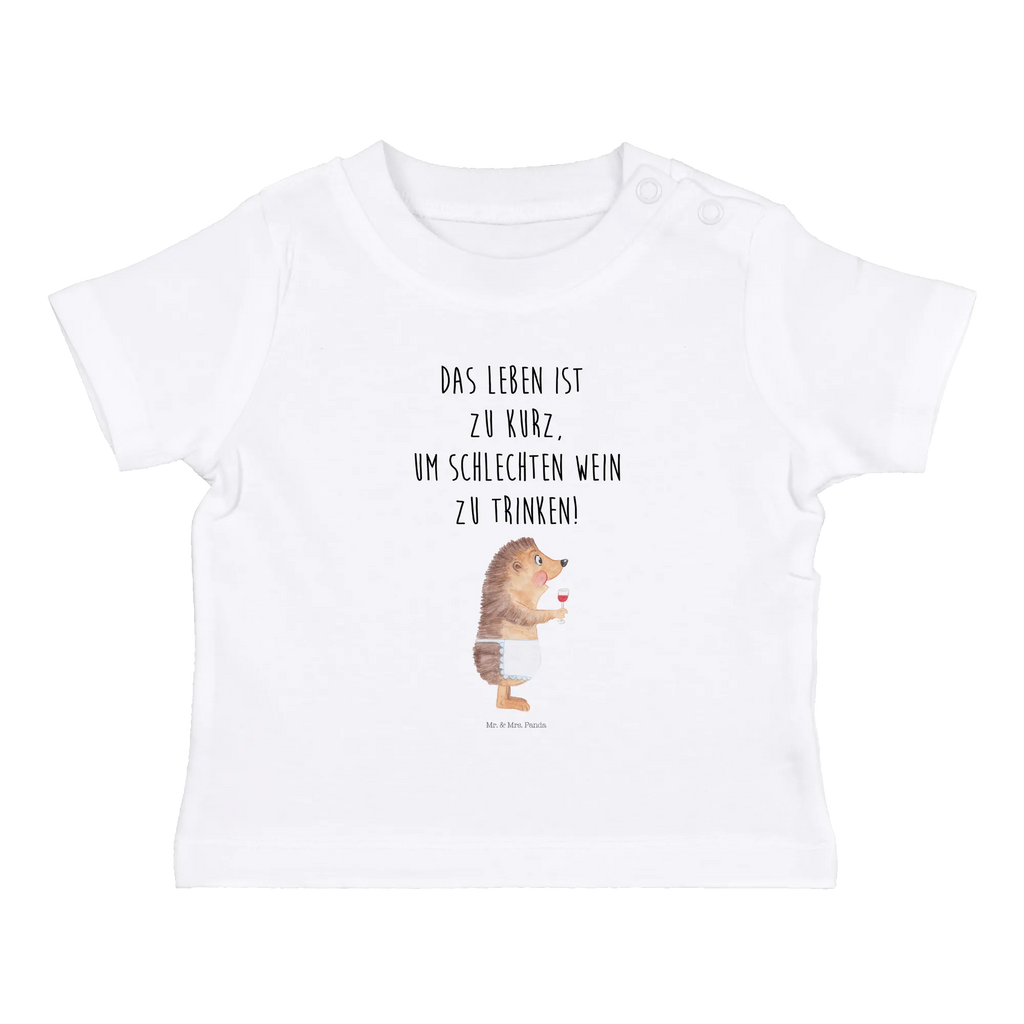 Organic Baby Shirt Igel Wein Baby T-Shirt, Jungen Baby T-Shirt, Mädchen Baby T-Shirt, Shirt, Tiermotive, Gute Laune, lustige Sprüche, Tiere, Wein Spruch, Igel, Geschenk Weintrinker, Geschenk Weinliebhaber, Wein Deko, Weinglas, Rotwein, Weißwein, Wein trinken