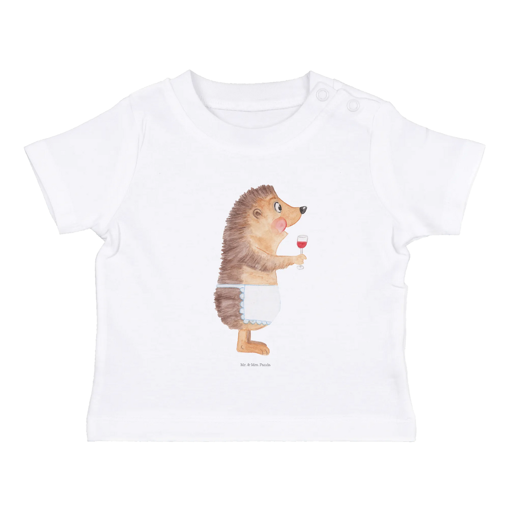 Organic Baby Shirt Igel Wein Baby T-Shirt, Jungen Baby T-Shirt, Mädchen Baby T-Shirt, Shirt, Tiermotive, Gute Laune, lustige Sprüche, Tiere, Wein Spruch, Igel, Geschenk Weintrinker, Geschenk Weinliebhaber, Wein Deko, Weinglas, Rotwein, Weißwein, Wein trinken