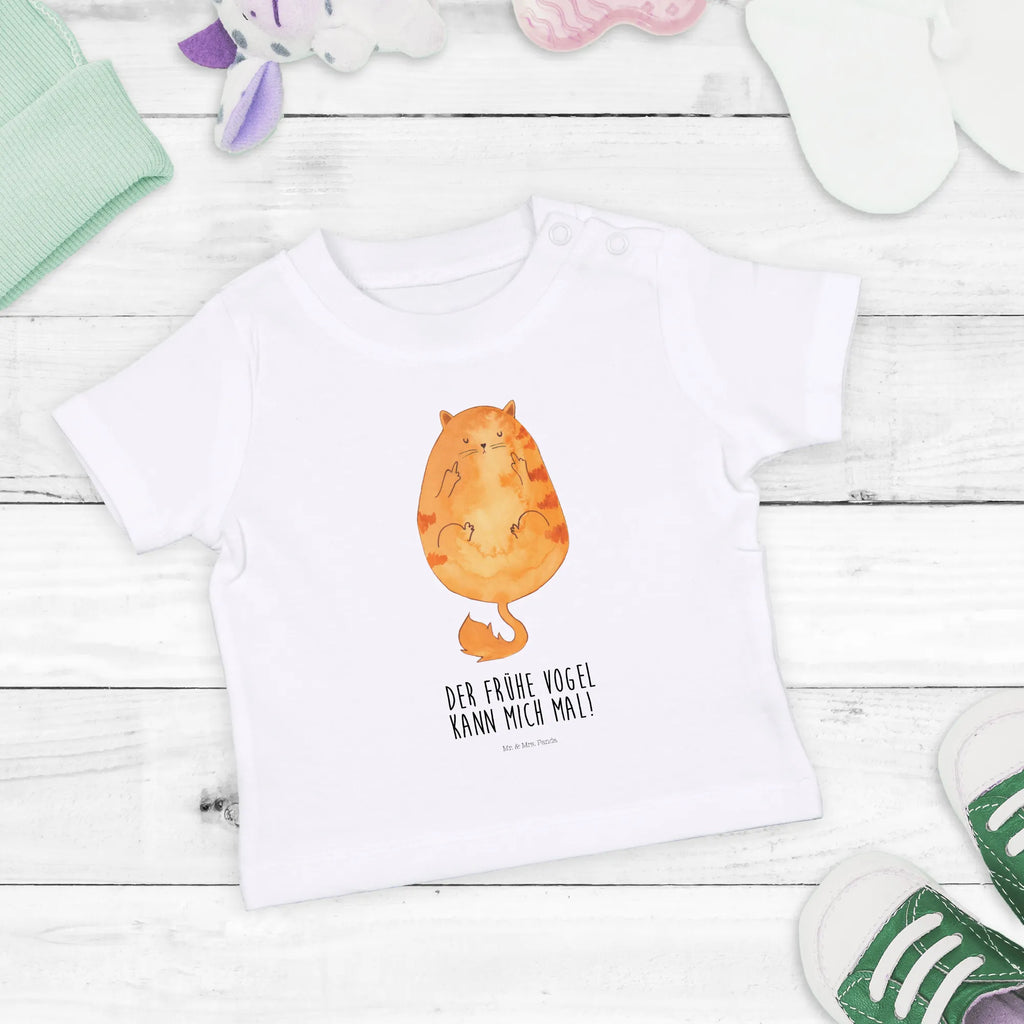 Organic Baby Shirt Katze Frühaufsteher Baby T-Shirt, Jungen Baby T-Shirt, Mädchen Baby T-Shirt, Shirt, Katze, Katzenmotiv, Katzenfan, Katzendeko, Katzenfreund, Katzenliebhaber, Katzenprodukte, Katzenartikel, Katzenaccessoires, Katzensouvenirs, Katzenliebhaberprodukte, Katzenmotive, Der frühe Vogel kann mich mal, Morgenmuffel, Frühaufsteher, Kaffee, Katzen, Kater, Mietze